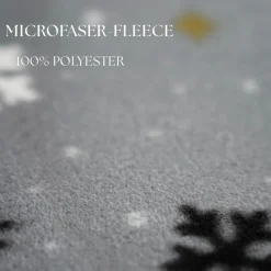 Microfaser Fleece Bettwäsche mit verdecktem Reißverschluss - Winterbettwäsche