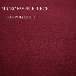 Microfaser Fleece Bettwäsche mit verdecktem Reißverschluss - einfarbig & wendbar