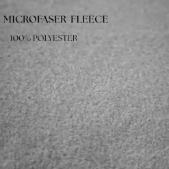 Microfaser Fleece Bettwäsche mit verdecktem Reißverschluss - einfarbig & wendbar