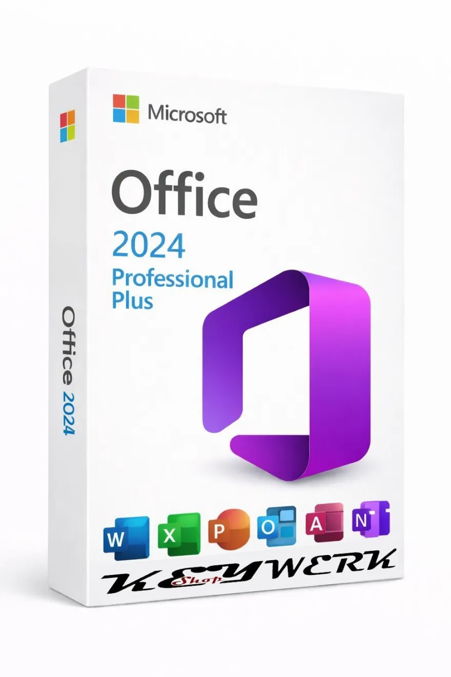 Microsoft Office 2024 Professional Plus | Pro | Vollversion | 1PC | Kein Abo