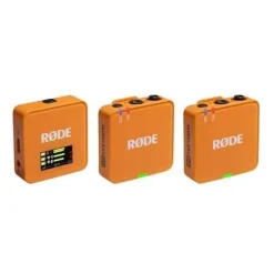 Mikrofonsystem RßDE Wireless Go III kabellos Orange