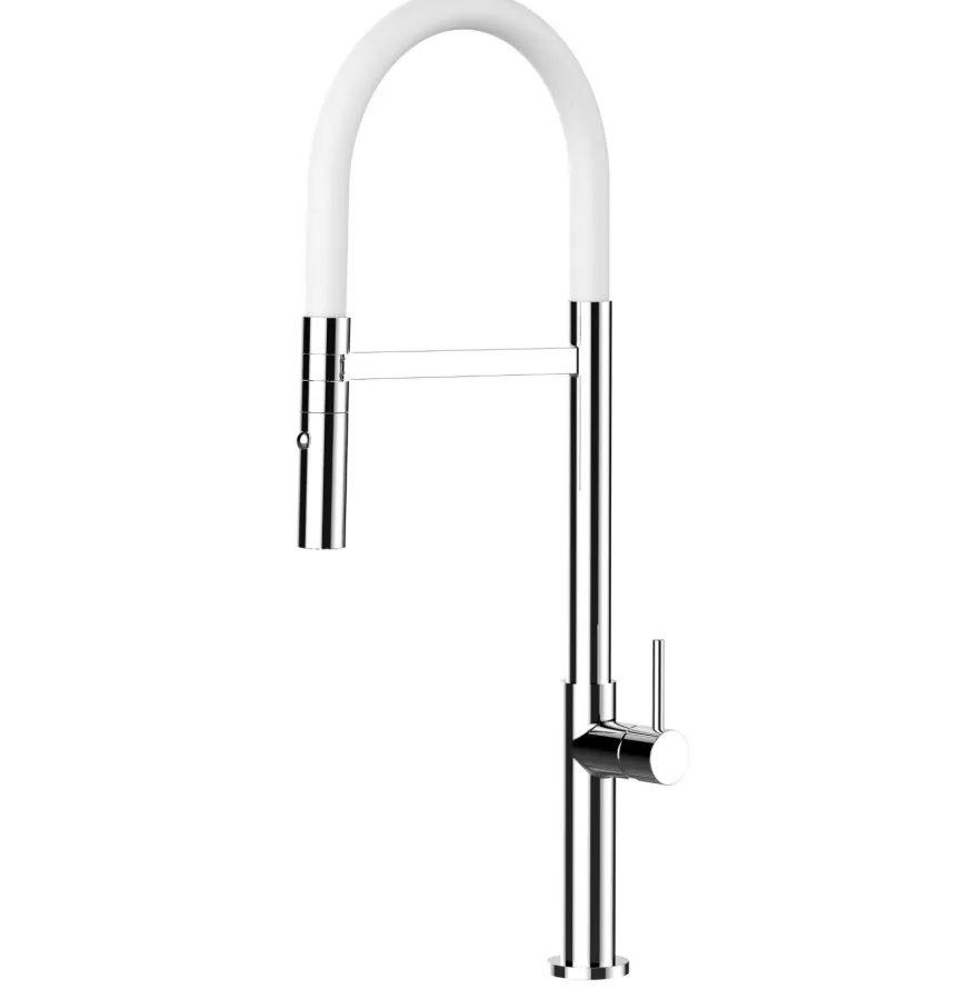 Minimal Design Küchenmischer 360° schwenkbarer Auslauf und 2 strahl Handbrause