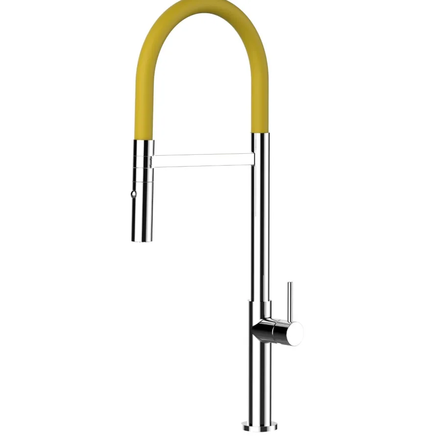 Minimal Design Küchenmischer 360° schwenkbarer Auslauf und 2 strahl Handbrause
