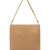 Miss Lulu Schultertasche Kamel in Lederoptik