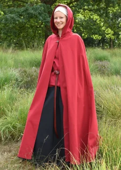 Mittelalter-Umhang Burkhard, Unisex, olivgrün