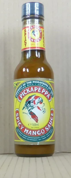 148 ml Pickapeppa Spicy Mango Sauce aus Shooters Hill, Jamaica