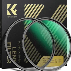 82mm Black-Mist 1/4 & 1/8 Filter Set Diffusion Effektfilter für Filmlook