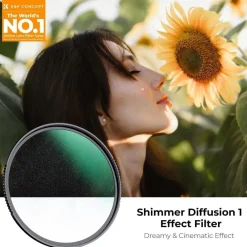 82mm K&F Concept Nano-X Serie Shimmer Diffusion Filter für Video/Portrait