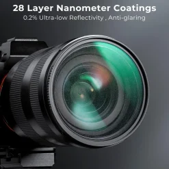 67mm K&F Concept Nano-X Serie Shimmer Diffusion 1 Filter Optisches Glas 28-Fach