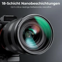 67MM K&F Concept Pro UV-Filter Slim MC Schutzfilter Ultraviolett 18-Schichten