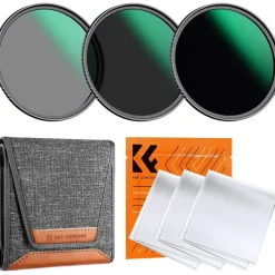 77mm ND Filterset ND8 + ND64 + ND1000 Premium Neutral Graufilter Kit