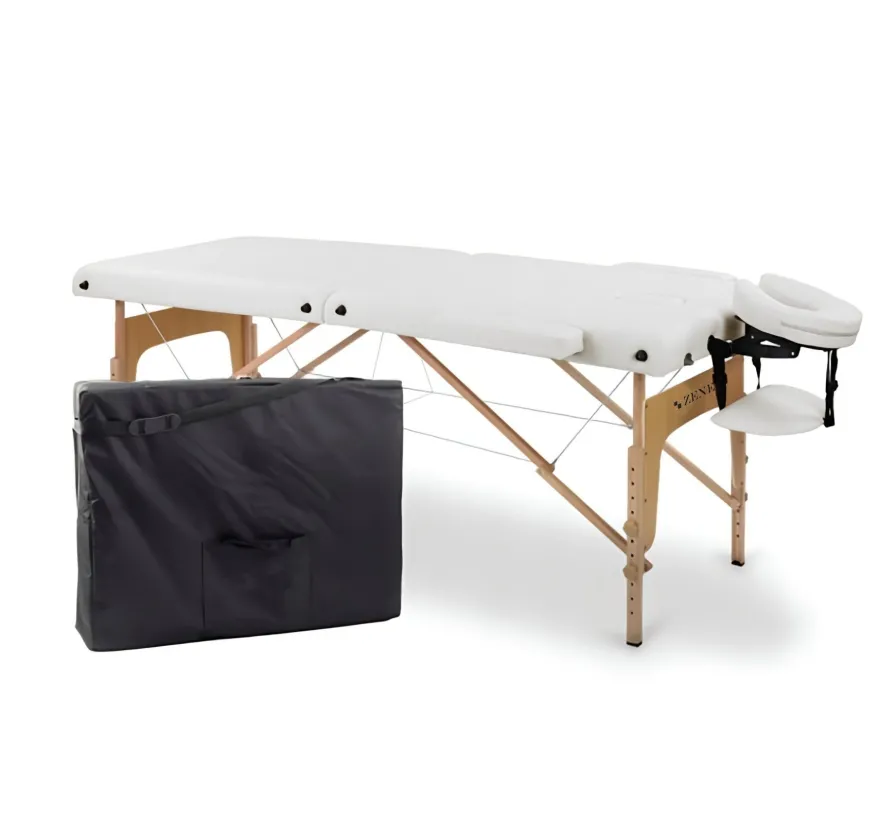 Mobile Massageliege Zenet 1042 größe S 2 Zonen, klappbar & höhenverstellb