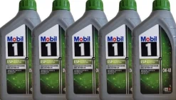 Mobil 1 ESP X4 0W 40 VW 511 00, Porsche C40 ACEA C3 Motoröl 5x1 Liter