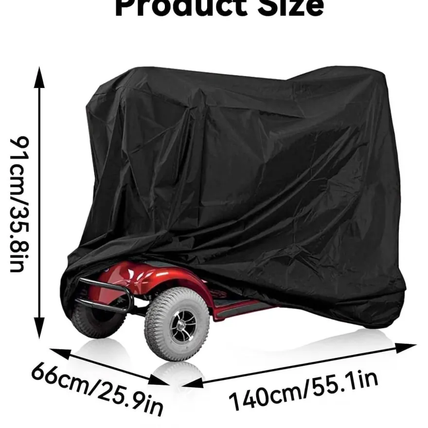 Mobility Scooter Abdeckung 140×66×91 cm Oxford Wasserfest Outdoor
