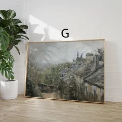 Moderne Vintage Kunst Poster · Geschenkidee · Landschaft Ballett Schmetterlin