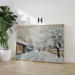 Moderne Vintage Kunst Poster · Geschenkidee · Landschaft Ballett Schmetterlin