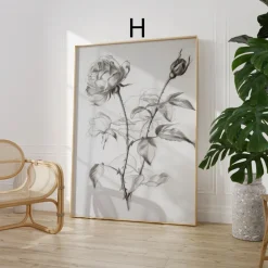 Moderne Vintage Kunst Poster · Geschenkidee · Botanik Tierwelt Landschaft Rom