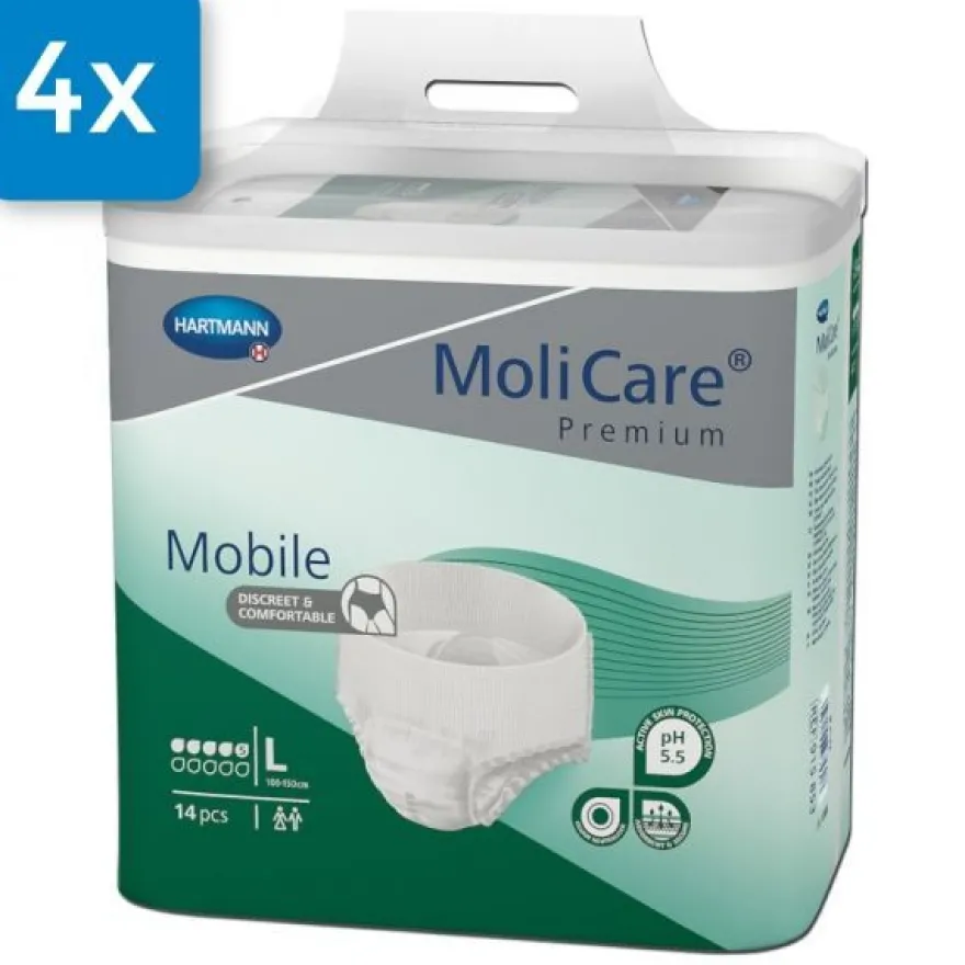 MoliCare Premium Mobile 5 Tropfen L 4 x 14 Stück