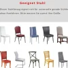 MOLVCE Stuhlhussen 6er Set, Universal bi-Elastic Stretch Hussen für