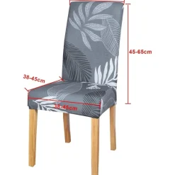 MOLVCE Stuhlhussen 6er Set, Universal bi-Elastic Stretch Hussen für