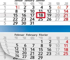 3 / 4 Monatskalender 2027 Wandkalender Fotokalender Motivkalender Kalender mit Strand
