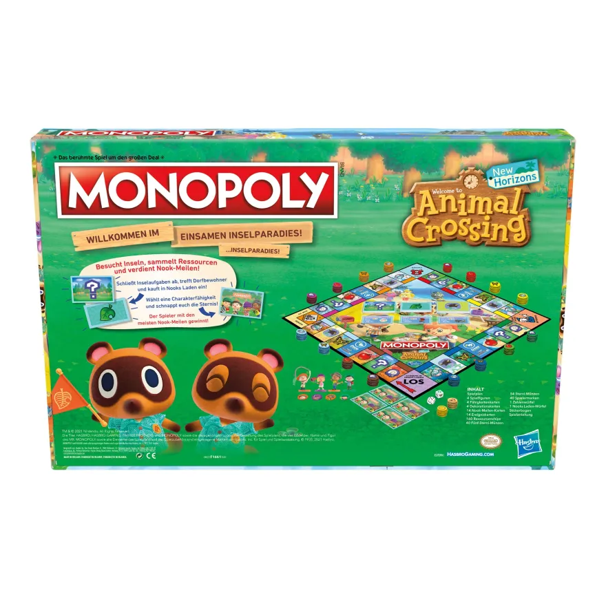 Monopoly - Animal Crossing New Horizons Brettspiel Gesellschaftsspiel