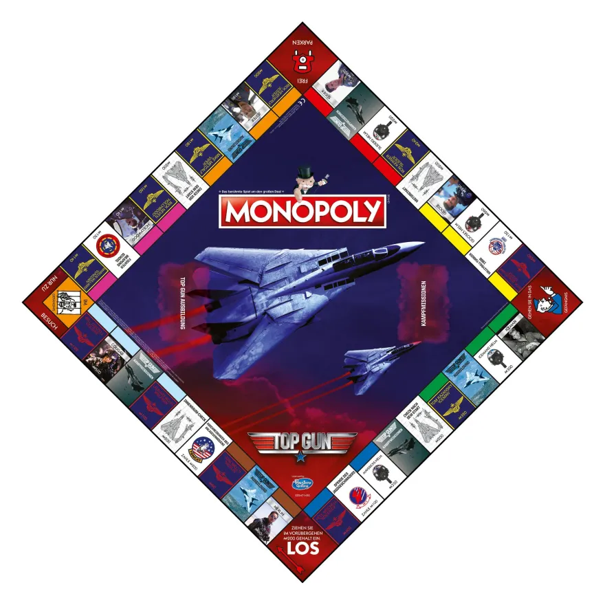 Monopoly Top Gun Deutsch Französisch Edition Spiel Brettspiel Gesellschaftsspiel