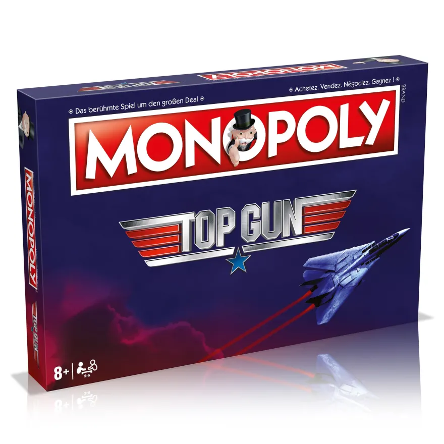 Monopoly Top Gun Deutsch Französisch Edition Spiel Brettspiel Gesellschaftsspiel