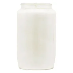 Monulux-glasöllicht, 100% reines Pflanzenöl, Weiß, Brenndauer ca. 60 Stunden, 95