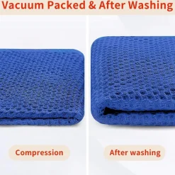 Moosfor Geschirrtücher 6er Set, 100% Baumwolle, 30 x 30 cm, Blau - Saugfähig