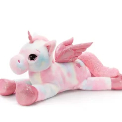 MorisMos Einhorn Kuscheltier XXL 110cm mit Flügel, riesiges Plüschtier als