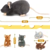 MorisMos Riesen Maus Kuscheltier XXL mit Baby im Bauch, Stofftier für Kinder