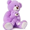 MorisMos Riesen Teddybär 100cm mit Babybär, XXL Kuscheltier für Mädchen und