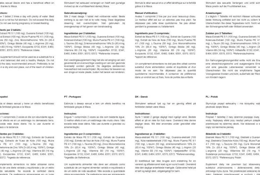 Morningstar - LIBIDO POWER - 10 blaue Pillen - für echte Männer - Natürlich- M92