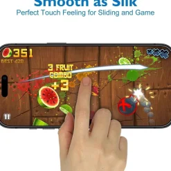 Mothca Matte Panzerglas für iPhone 17 / 16 Pro (6.3 Zoll) - 2 Stück, 9H