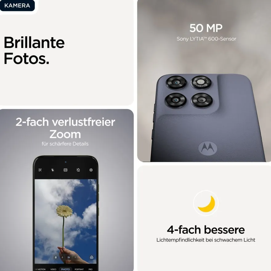 moto g67 256GB, Handy Arctic Seal, Android, 4 GB
