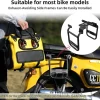 Motorrad Gepäckträgertasche Satteltasche 15L Wasserdicht Schwarz