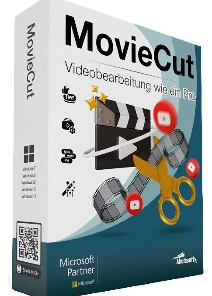 MovieCut 2024 - Videoschnitt - Stabilisieren - Wasserzeichen - Download Version