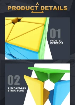 MoYu Meilong Pyraminx 3x3 - stickerless - Zauberwürfel Speedcube Magischer Magi