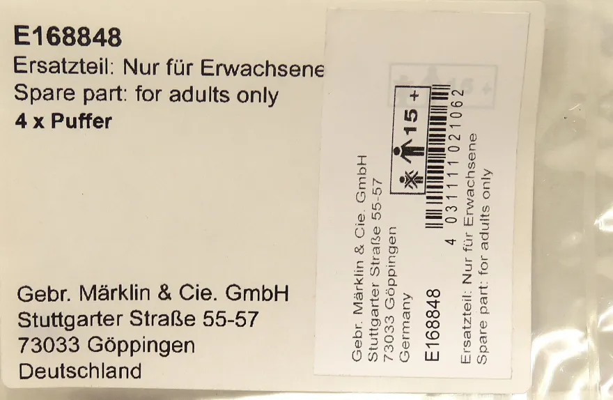 Märklin mini-club E168848 - Puffer - 1:220 - Ersatzteil - Originalverpackung