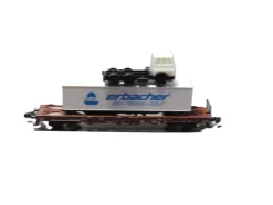 Märklin mini-club 8621 - Huckepackwagen erbacher - 1:220 - Originalverpackung - 388