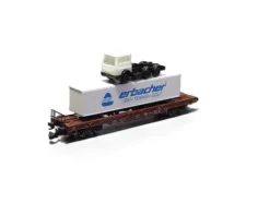 Märklin mini-club 8621 - Huckepackwagen erbacher - 1:220 - Originalverpackung - 388