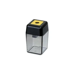 M+R Spitzdose schwarz/transparent
