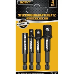 Mr. wintek 4-teiliges Schlagschrauberadapter & Magnetischer Bithalter Set