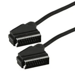 1,5m Scartkabel Scart Video Anschlusskabel AV-Kabel Stecker / Stecker