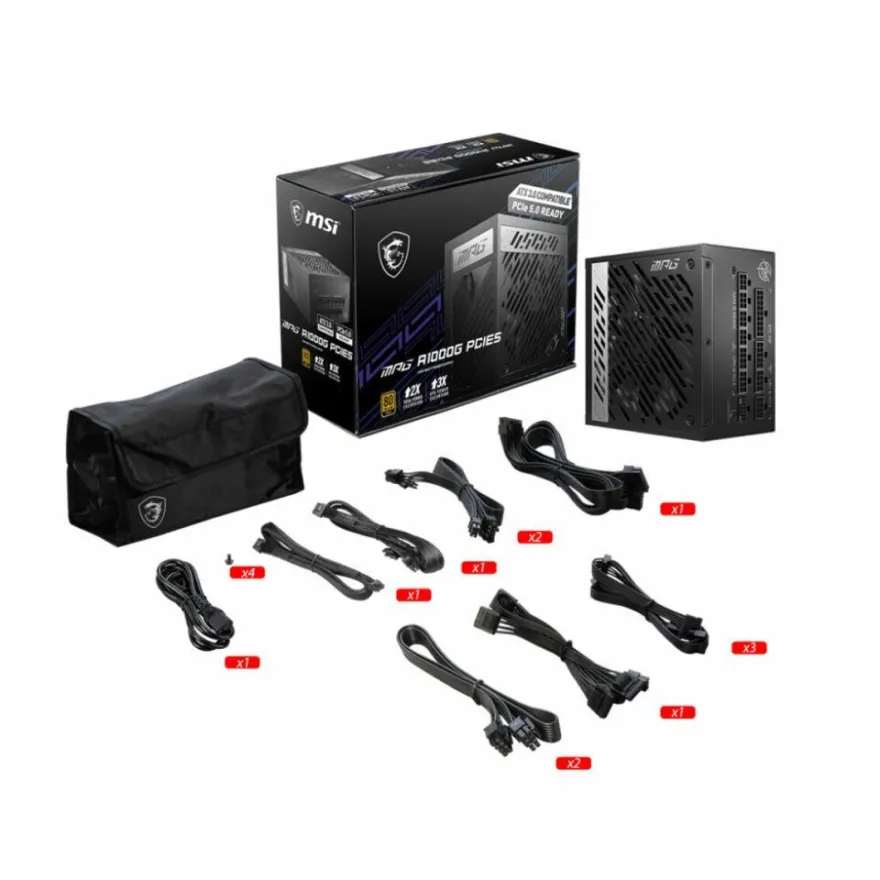 MSI Netzteil MPG A1000G PCIE5, 1000Watt