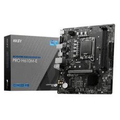 MSI PRO H610M-E, (H610, 1700, ATX, DR5)