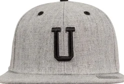 MSTRDS Cap U Letter Snapback Heather Grey