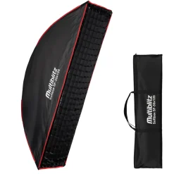 Multiblitz Softbox SF-30x120 Bowens Diffusor Grid Foto Soft Box Studiolicht