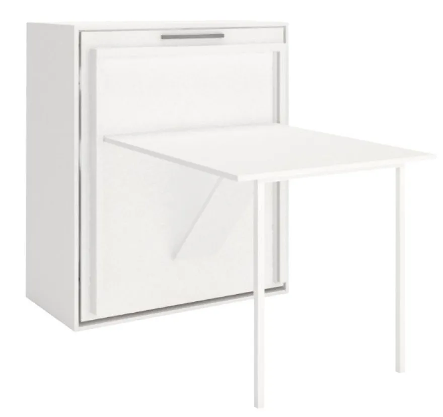 Multimo Capsule Klappbett / Wandbett / Schrankbett mit Klapptisch